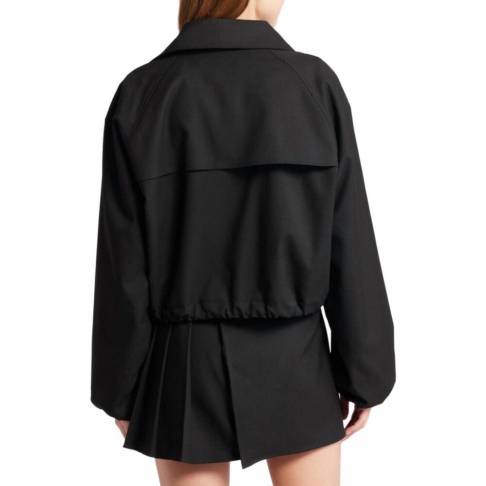 NEW RAILS north cropped length jacket in black twill - Picture 3 of 5